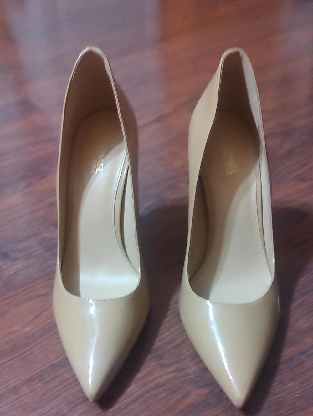 MICHAEL Michael Kors Nude Patent Pointed-Toe Pumps